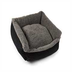 Bronte Glen Senior Gold 7+ Cosy Dog Bed - Grey